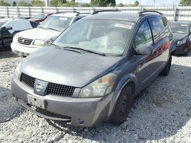 5N1BV28UX5N112646 - 2005 NISSAN QUEST S GRAY photo 2