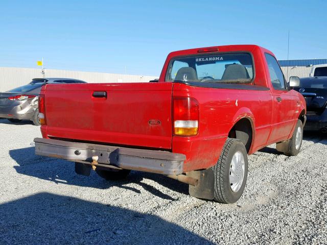 1FTCR10A8SUA93525 - 1995 FORD RANGER RED photo 4