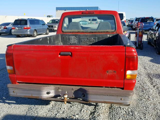 1FTCR10A8SUA93525 - 1995 FORD RANGER RED photo 6