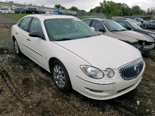 2G4WD582581374410 - 2008 BUICK LACROSSE C WHITE photo 1