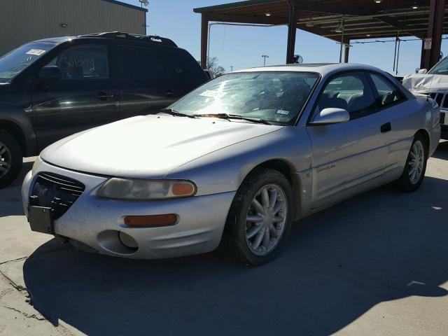 4C3AU52N6YE014503 - 2000 CHRYSLER SEBRING LX SILVER photo 1