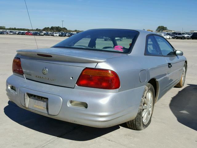 4C3AU52N6YE014503 - 2000 CHRYSLER SEBRING LX SILVER photo 4