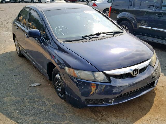 19XFA16669E029063 - 2009 HONDA CIVIC LX-S أزرق صورة 1