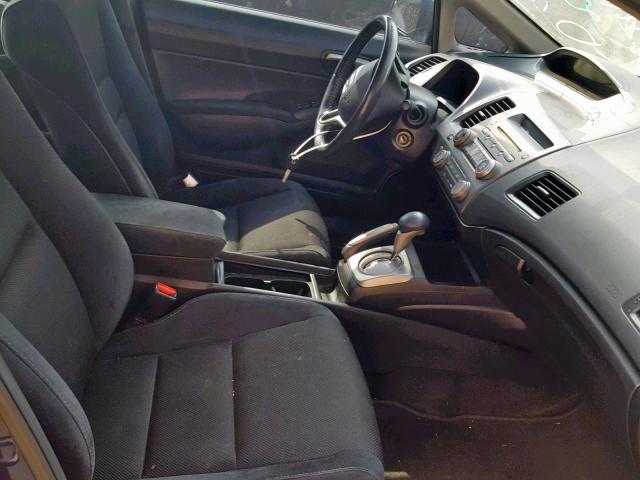 19XFA16669E029063 - 2009 HONDA CIVIC LX-S أزرق صورة 5