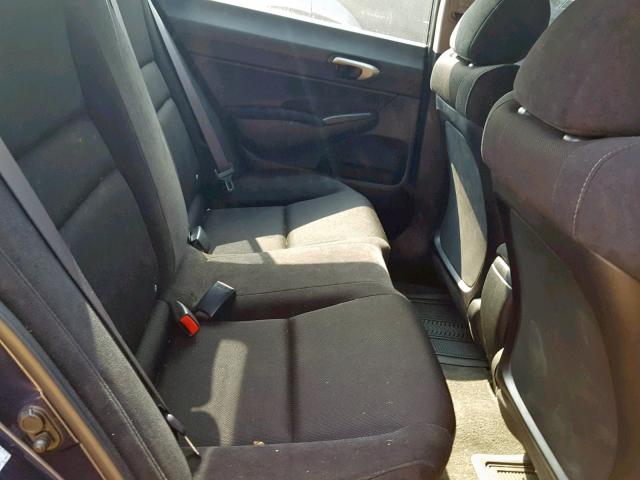 19XFA16669E029063 - 2009 HONDA CIVIC LX-S أزرق صورة 6