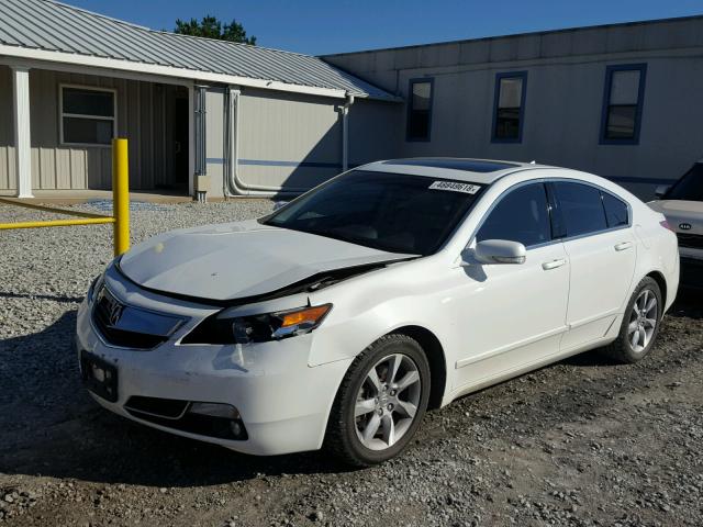 19UUA8F25CA022372 - 2012 ACURA TL WHITE photo 2