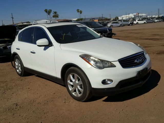 JN1AJ0HP0AM703551 - 2010 INFINITI EX35 BASE WHITE photo 1