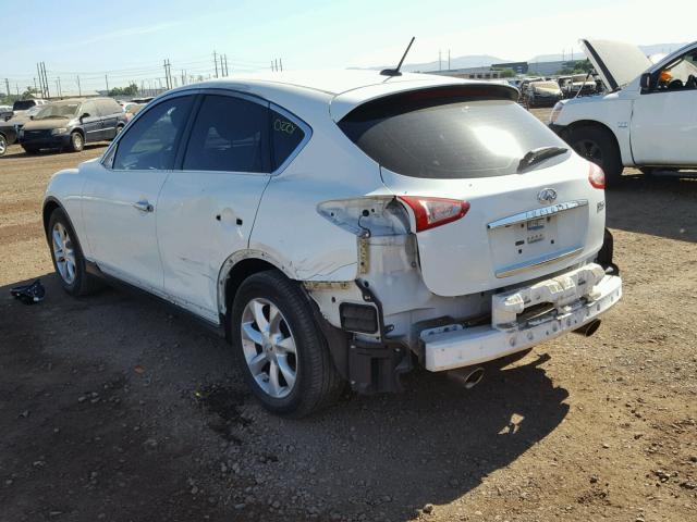 JN1AJ0HP0AM703551 - 2010 INFINITI EX35 BASE WHITE photo 3