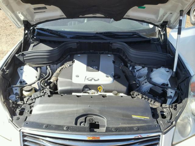 JN1AJ0HP0AM703551 - 2010 INFINITI EX35 BASE WHITE photo 7