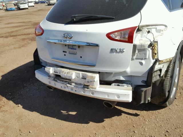 JN1AJ0HP0AM703551 - 2010 INFINITI EX35 BASE WHITE photo 9