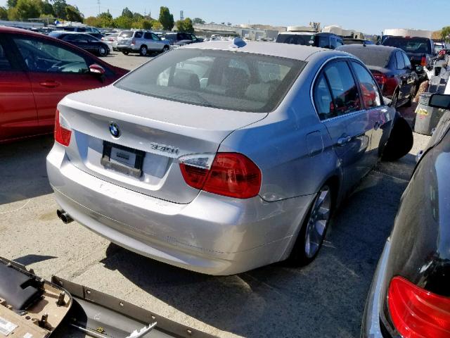 WBAVB33546KR75085 - 2006 BMW 330 I SILVER photo 4