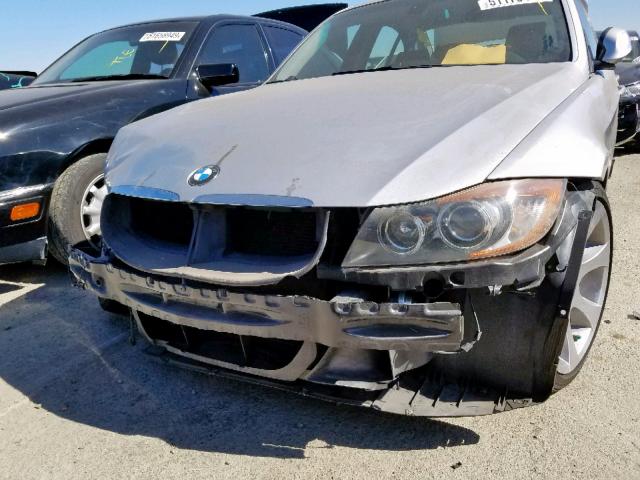 WBAVB33546KR75085 - 2006 BMW 330 I SILVER photo 9