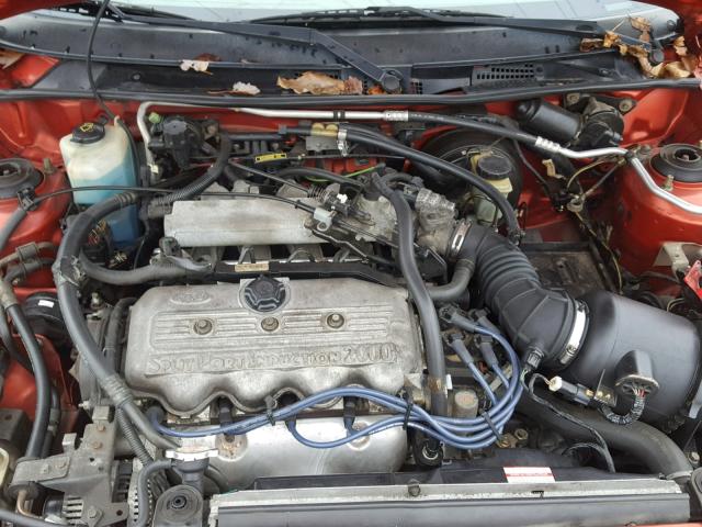 3MEFM15P9XR601572 - 1999 MERCURY TRACER LS RED photo 7