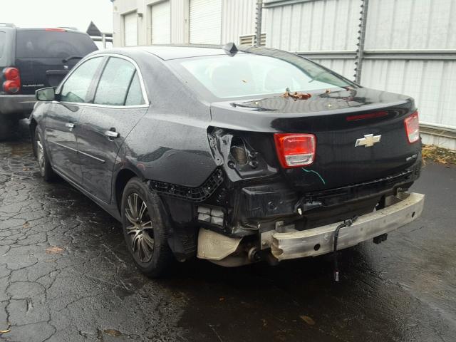 1G11B5SA5DF306852 - 2013 CHEVROLET MALIBU LS შავი ფოტო 3