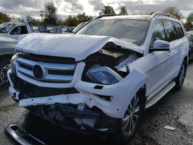 4JGDF7CE2EA309188 - 2014 MERCEDES-BENZ GL 450 4MA WHITE photo 2