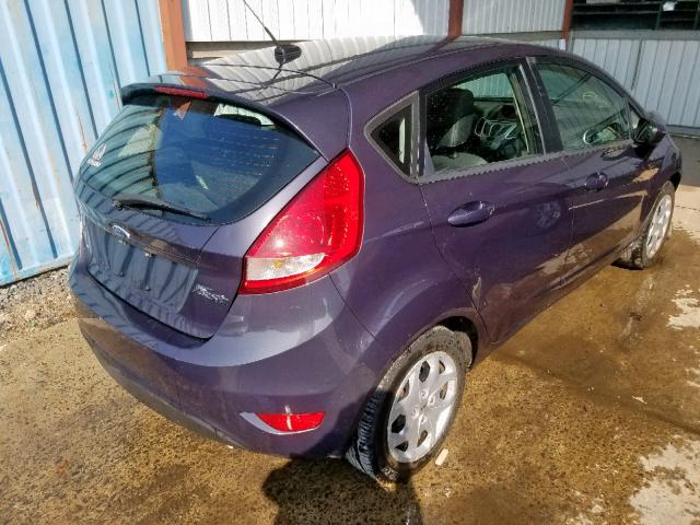 3FADP4EJ3CM165022 - 2012 FORD FIESTA SE PURPLE photo 4