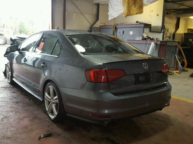 3VW5T7AJ5GM388117 - 2016 VOLKSWAGEN JETTA GLI GRAY photo 3