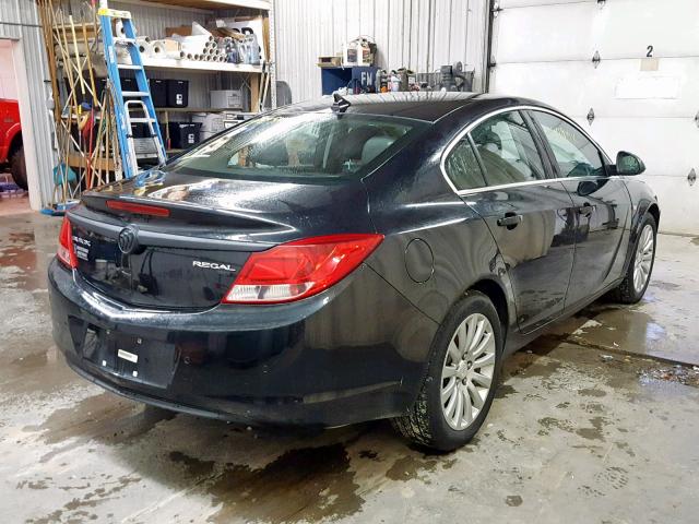 W04GU5GC4B1009422 - 2011 BUICK REGAL CXL BLACK photo 4