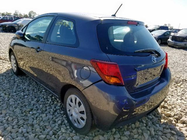 VNKJTUD31GA064597 - 2016 TOYOTA YARIS L CHARCOAL photo 3