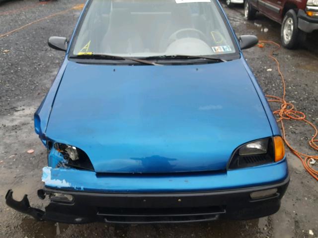 2C1MR6469N6716481 - 1992 GEO METRO BASE BLUE photo 10