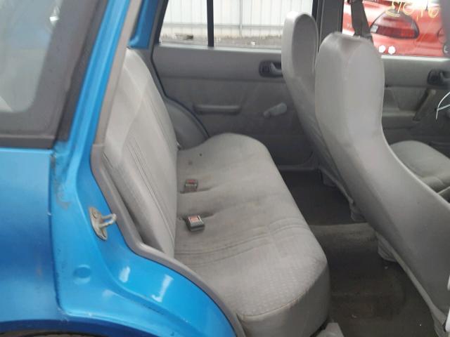 2C1MR6469N6716481 - 1992 GEO METRO BASE BLUE photo 6