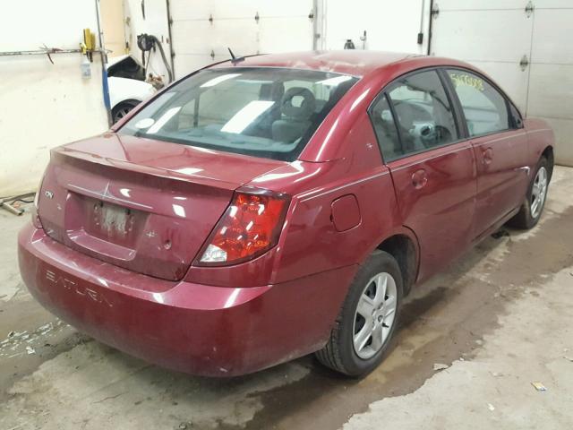 1G8AJ55F26Z129089 - 2006 SATURN ION LEVEL MAROON photo 4