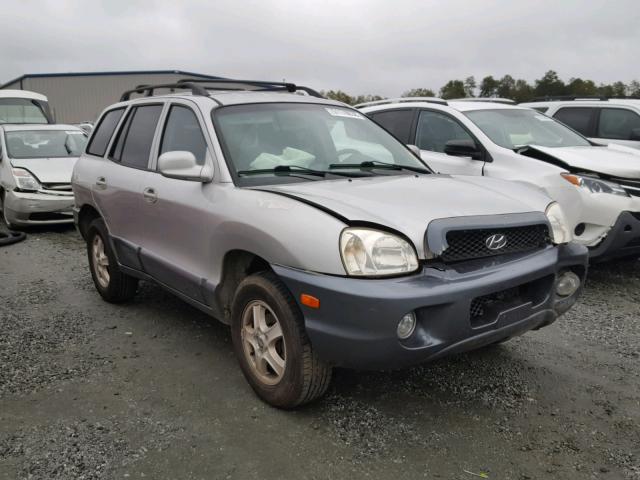 KM8SC13D22U246351 - 2002 HYUNDAI SANTA FE G SILVER photo 1