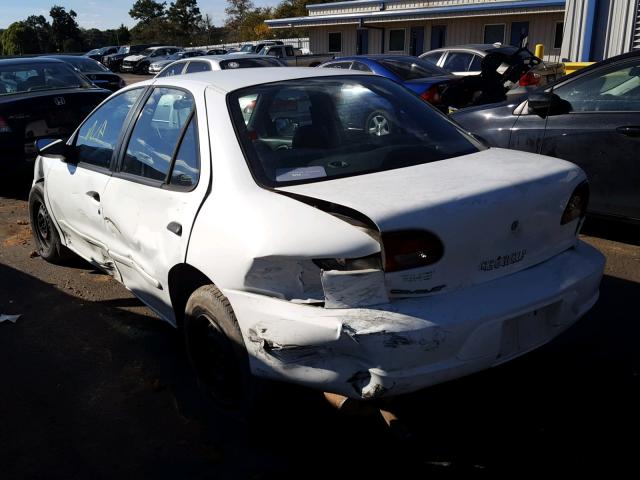 1G1JC524427352946 - 2002 CHEVROLET CAVALIER B WHITE photo 3