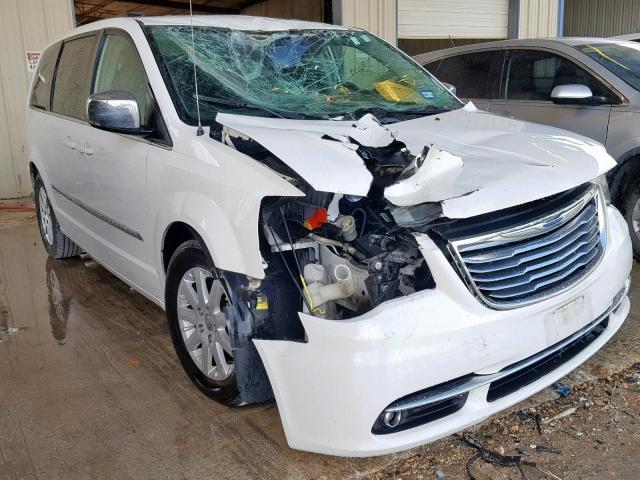 2C4RC1CG1CR270202 - 2012 CHRYSLER TOWN & COU WHITE photo 1