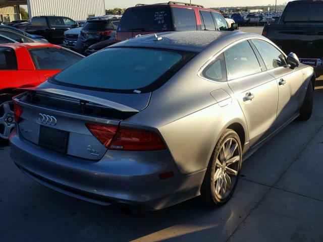 WAU2GBFC7EN080910 - 2014 AUDI A7 PRESTIG GRAY photo 4