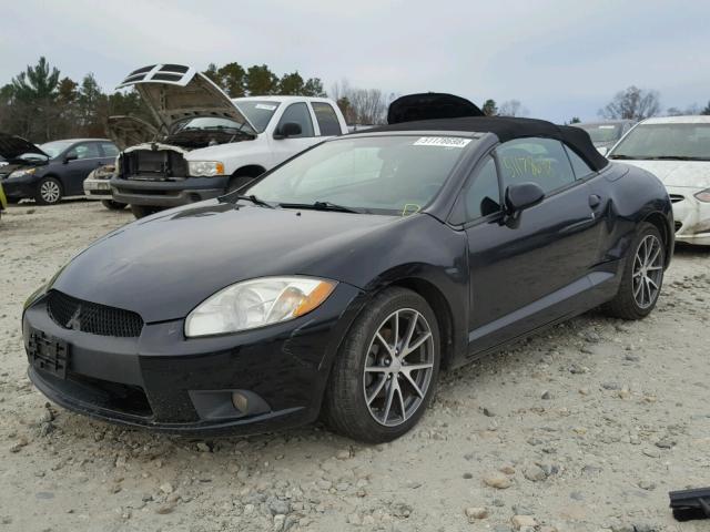 4A37L2EF2CE001492 - 2012 MITSUBISHI ECLIPSE SP BLACK photo 2