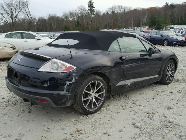 4A37L2EF2CE001492 - 2012 MITSUBISHI ECLIPSE SP BLACK photo 4