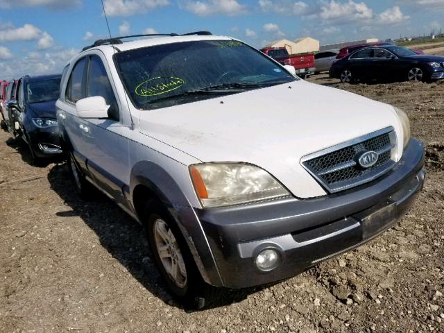 KNDJD733455379716 - 2005 KIA SORENTO EX WHITE photo 1