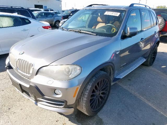 5UXFE8C51AL312652 - 2010 BMW X5 XDRIVE4 GRAY photo 2