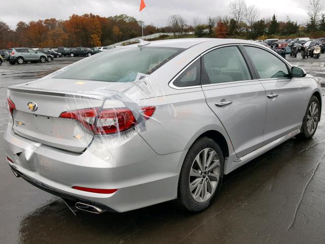 5NPE34AF8GH425812 - 2016 HYUNDAI SONATA SPO SILVER photo 4