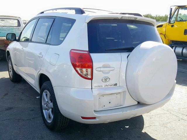 JTMZD34V885115172 - 2008 TOYOTA RAV4 LIMIT WHITE photo 3