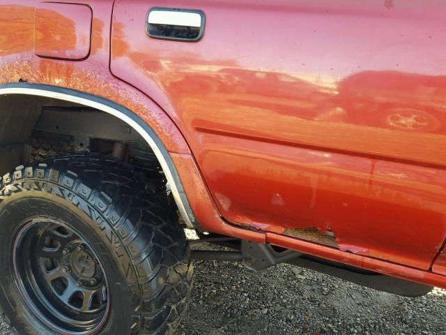 JT3VN39W6R8059444 - 1994 TOYOTA 4RUNNER VN RED photo 9