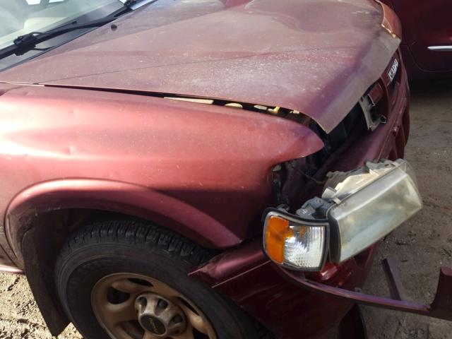 4S2CK58W434303944 - 2003 ISUZU RODEO S BURGUNDY photo 7