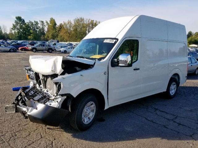 1N6AF0LY9KN809830 - 2019 NISSAN NV 2500 S WHITE photo 2