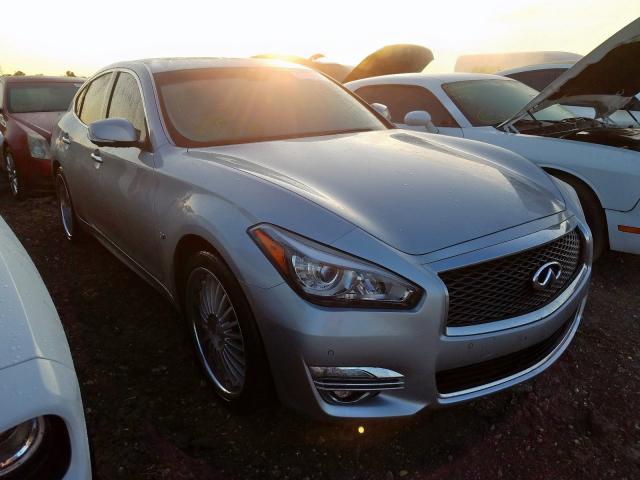 JN1BY1AP8JM181221 - 2018 INFINITI Q70 3.7 LU SILVER photo 1