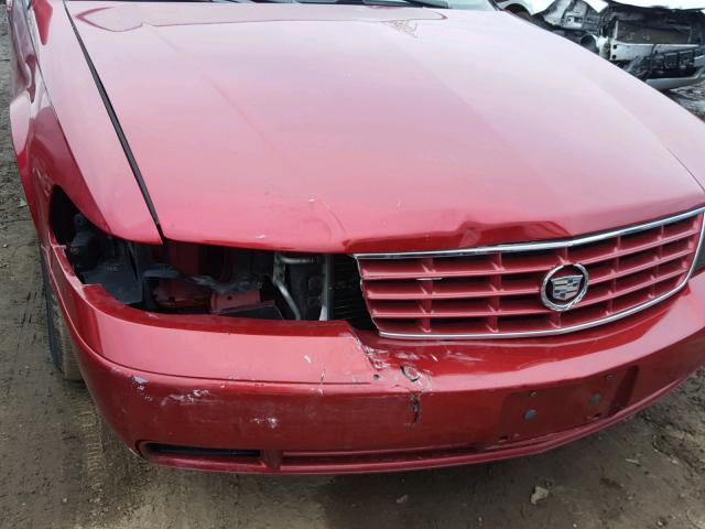 1G6KS54Y62U241267 - 2002 CADILLAC SEVILLE SL RED photo 10