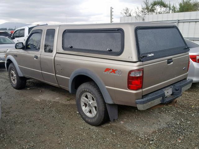 1FTZR45E44PB58752 - 2004 FORD RANGER SUP GOLD photo 3