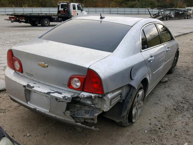 1G1ZB5EB1AF217945 - 2010 CHEVROLET MALIBU LS SILVER photo 4