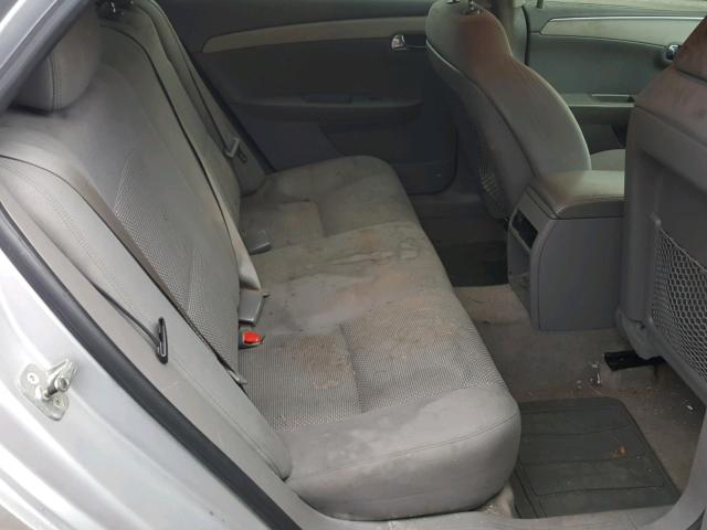 1G1ZB5EB1AF217945 - 2010 CHEVROLET MALIBU LS SILVER photo 6