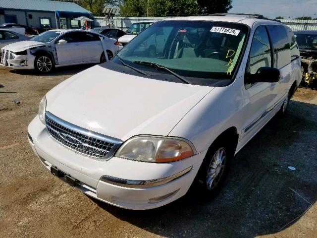 2FMDA5247YBC93820 - 2000 FORD WINDSTAR S WHITE photo 2