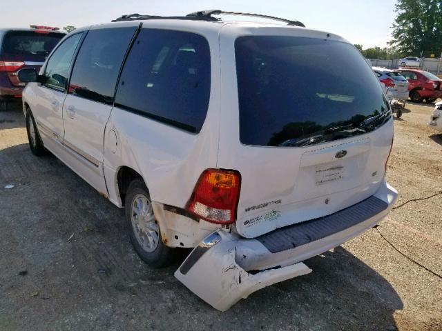 2FMDA5247YBC93820 - 2000 FORD WINDSTAR S WHITE photo 3