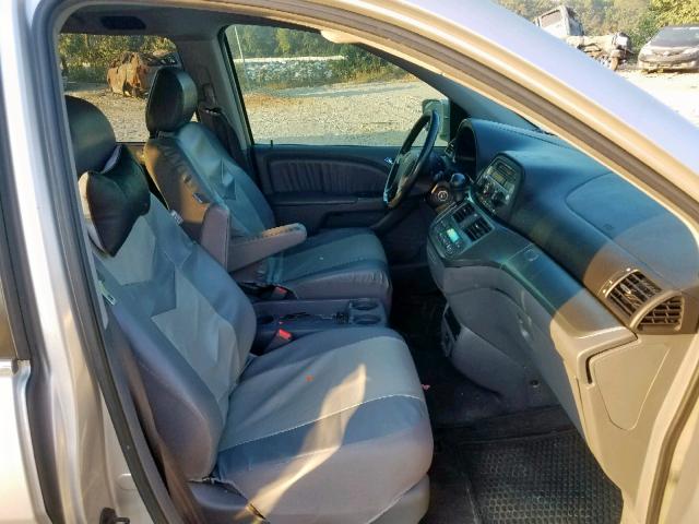 5FNRL38726B420466 - 2006 HONDA ODYSSEY EX GRAY photo 5