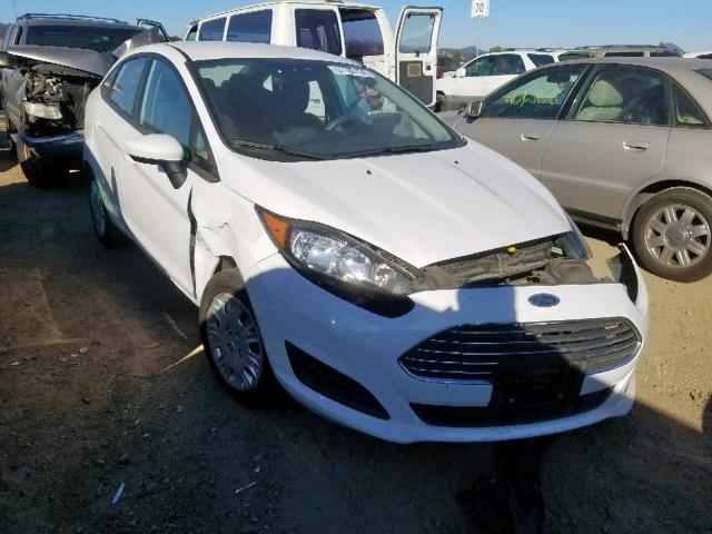 3FADP4AJ1EM128186 - 2014 FORD FIESTA S WHITE photo 1