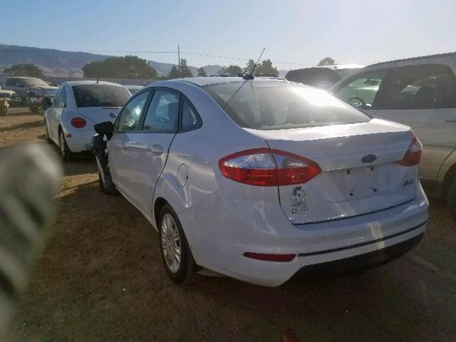 3FADP4AJ1EM128186 - 2014 FORD FIESTA S WHITE photo 3