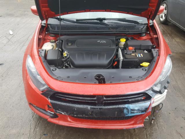 1C3CDFBA8DD322253 - 2013 DODGE DART SXT RED photo 7